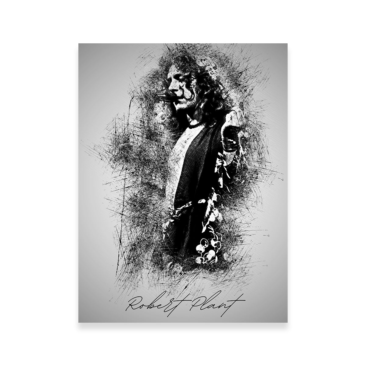 Stunning Robert Plant Wall Art by Albi Art