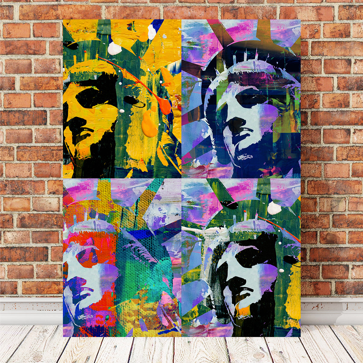 Stunning Liberty Quadrant Wall Art by Stephen Chambers