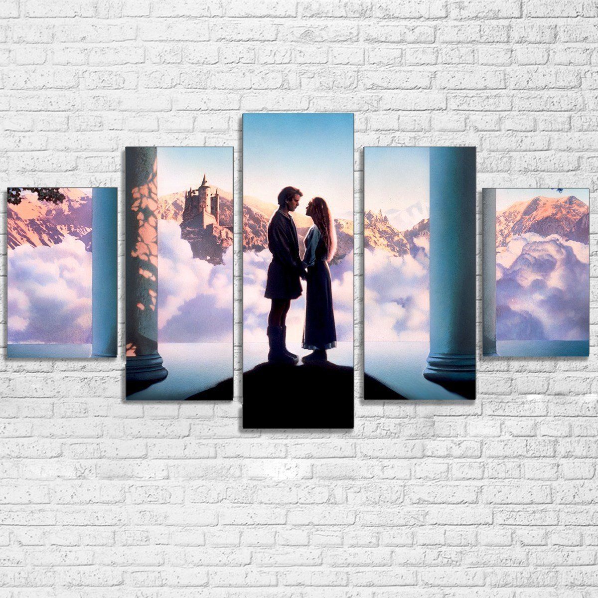 Enchanting Princess Bride 5 Piece Wall Art Set for Captivating Decor