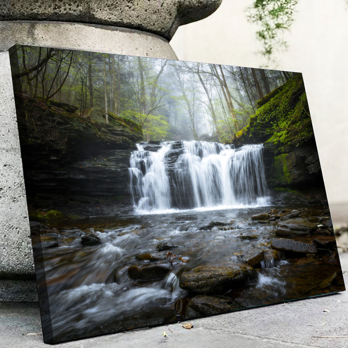 Exquisite Green Serenity Wall Art by Dennis Maida