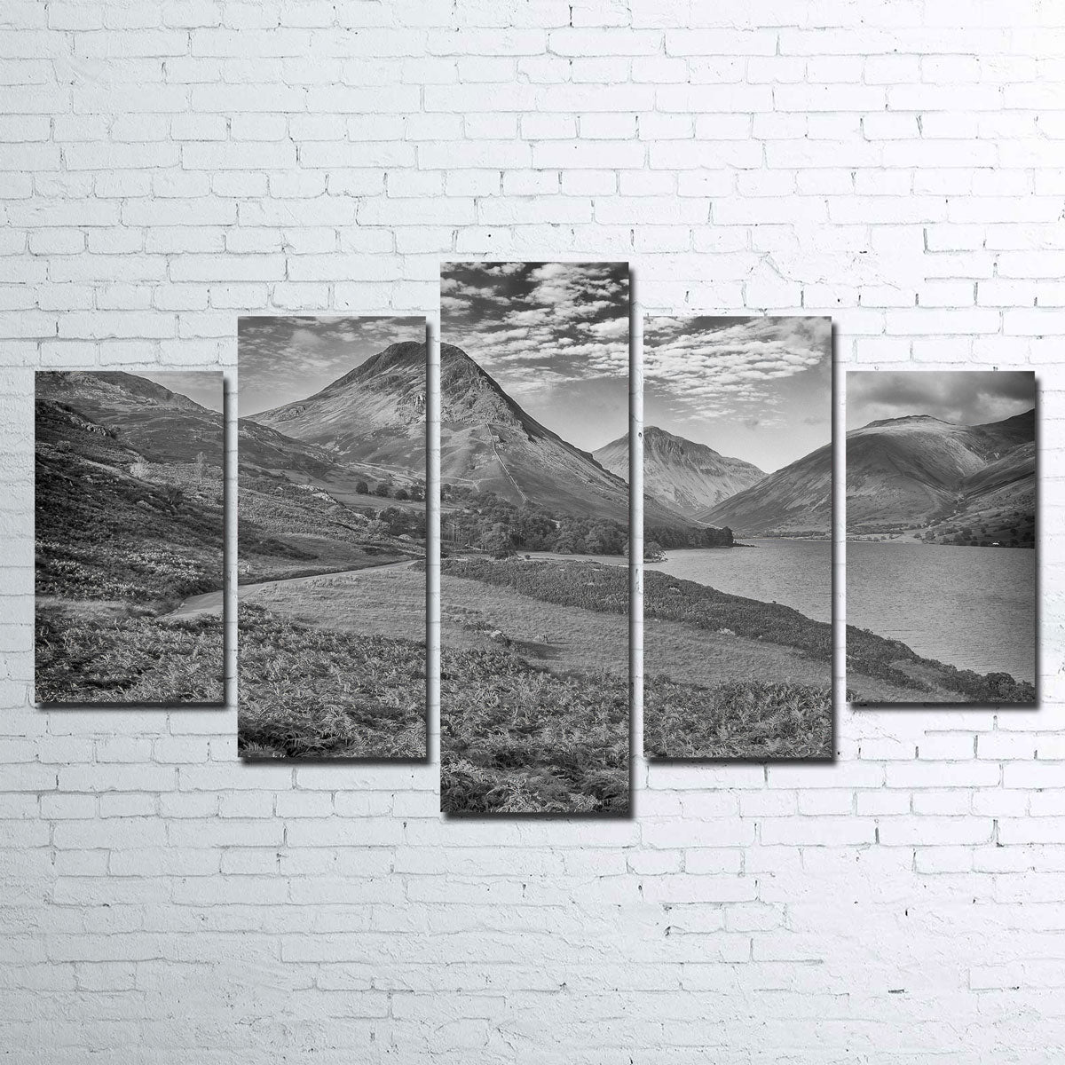 Stunning Grey Peaks Wall Art by Mike Cotton