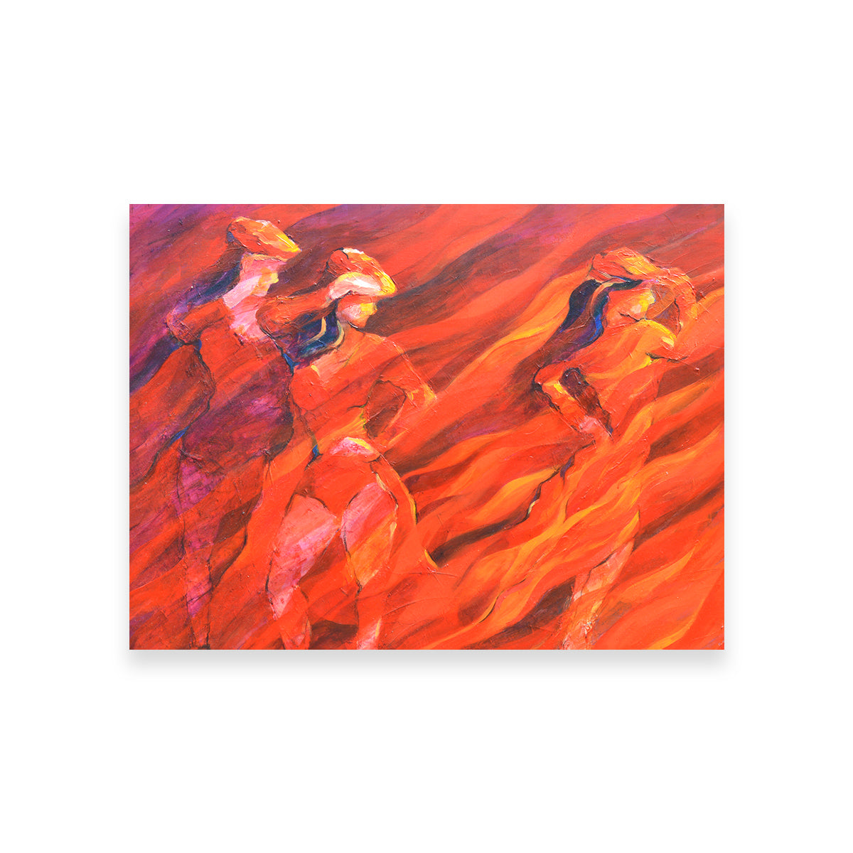 Stunning Salsa Over Charcoal Wall Art by Gerry Segismundo