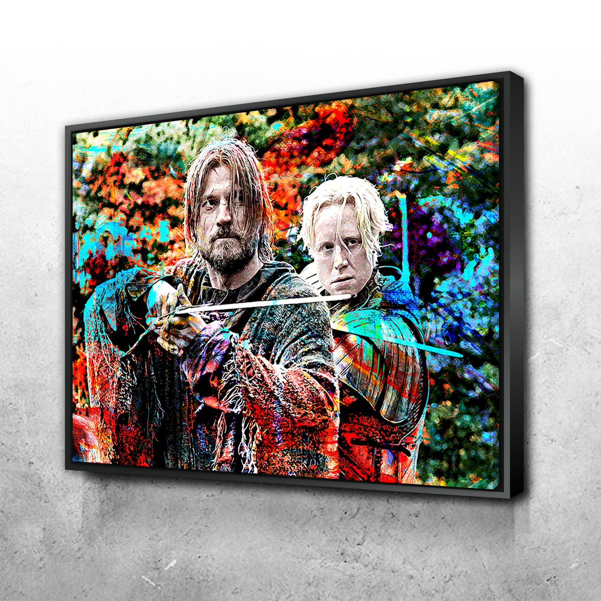 Jaime and Brienne Stunning Wall Art for Home Decor