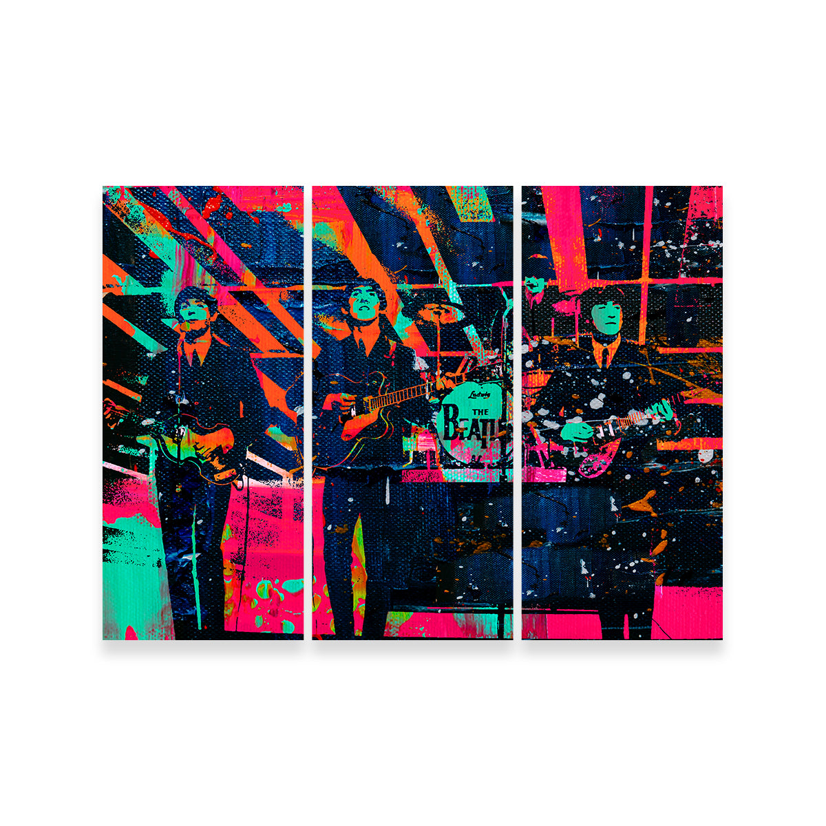 The Beatles - Iconic Ed Sullivan Wall Art by Stephen Chambers
