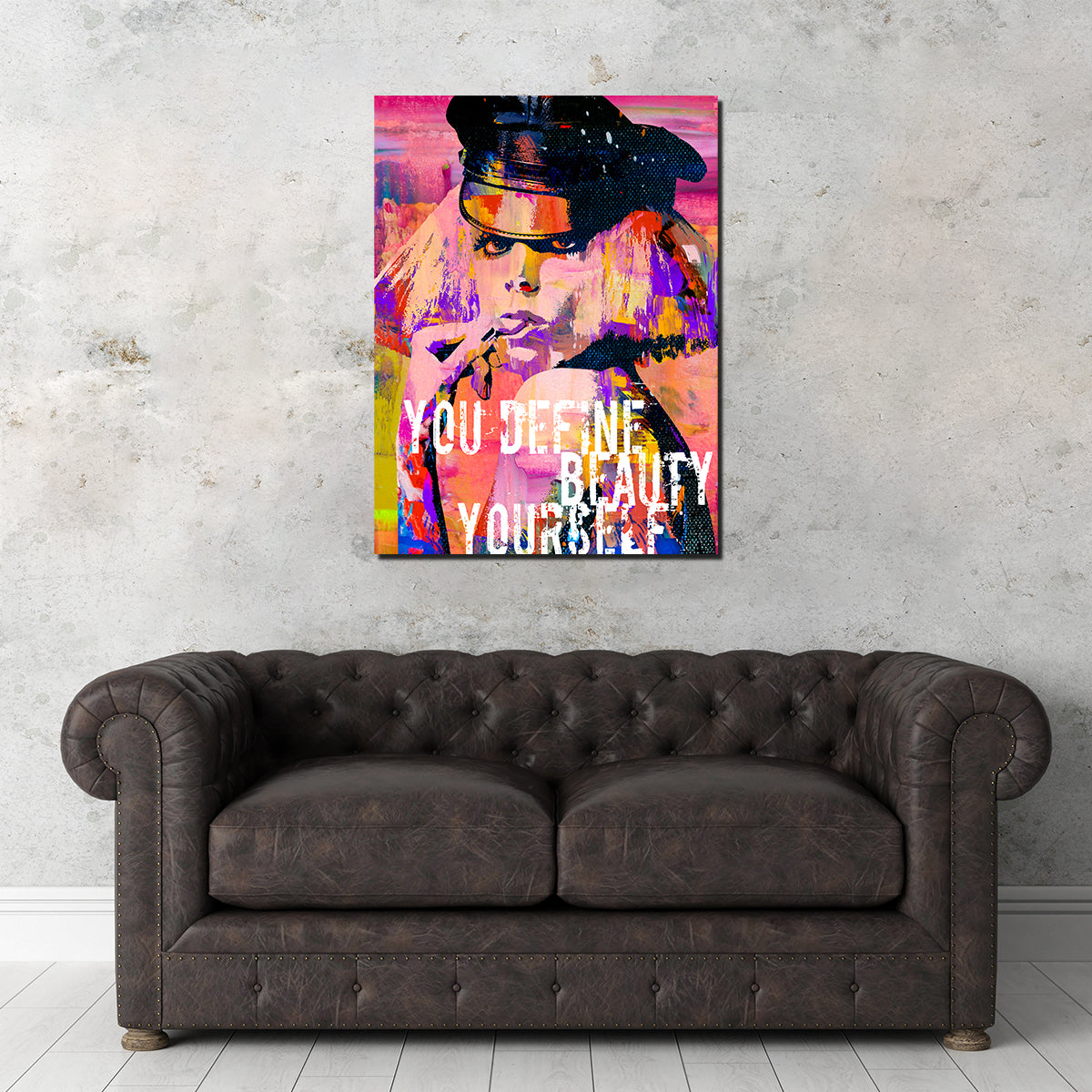 Gaga Wall Art by Stephen Chambers - Premium Museum Quality Canvas Print