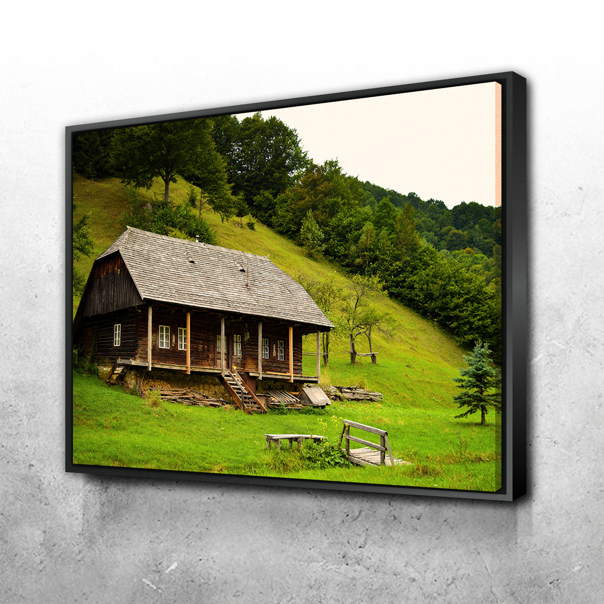 Exquisite Romanian Cabin Wall Art by George Sorin