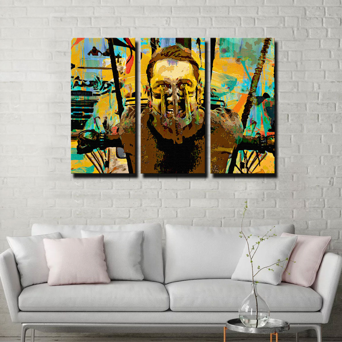 Stunning Abstract Fury Road Wall Art for Modern Decor