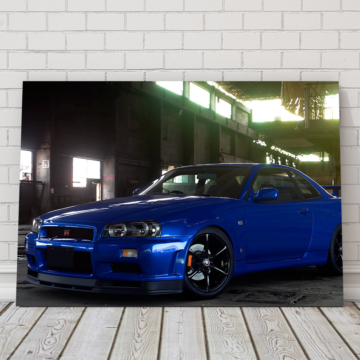Stunning R34 Warehouse Wall Art by Vynton