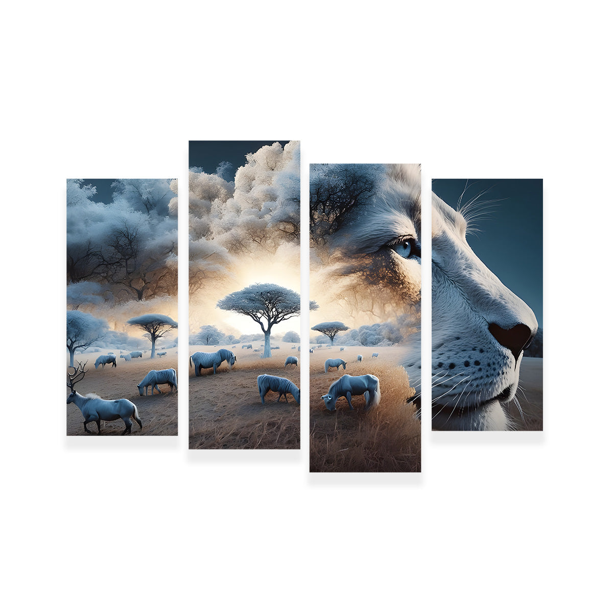 Roaring Majesty - Exquisite Handmade Canvas Prints