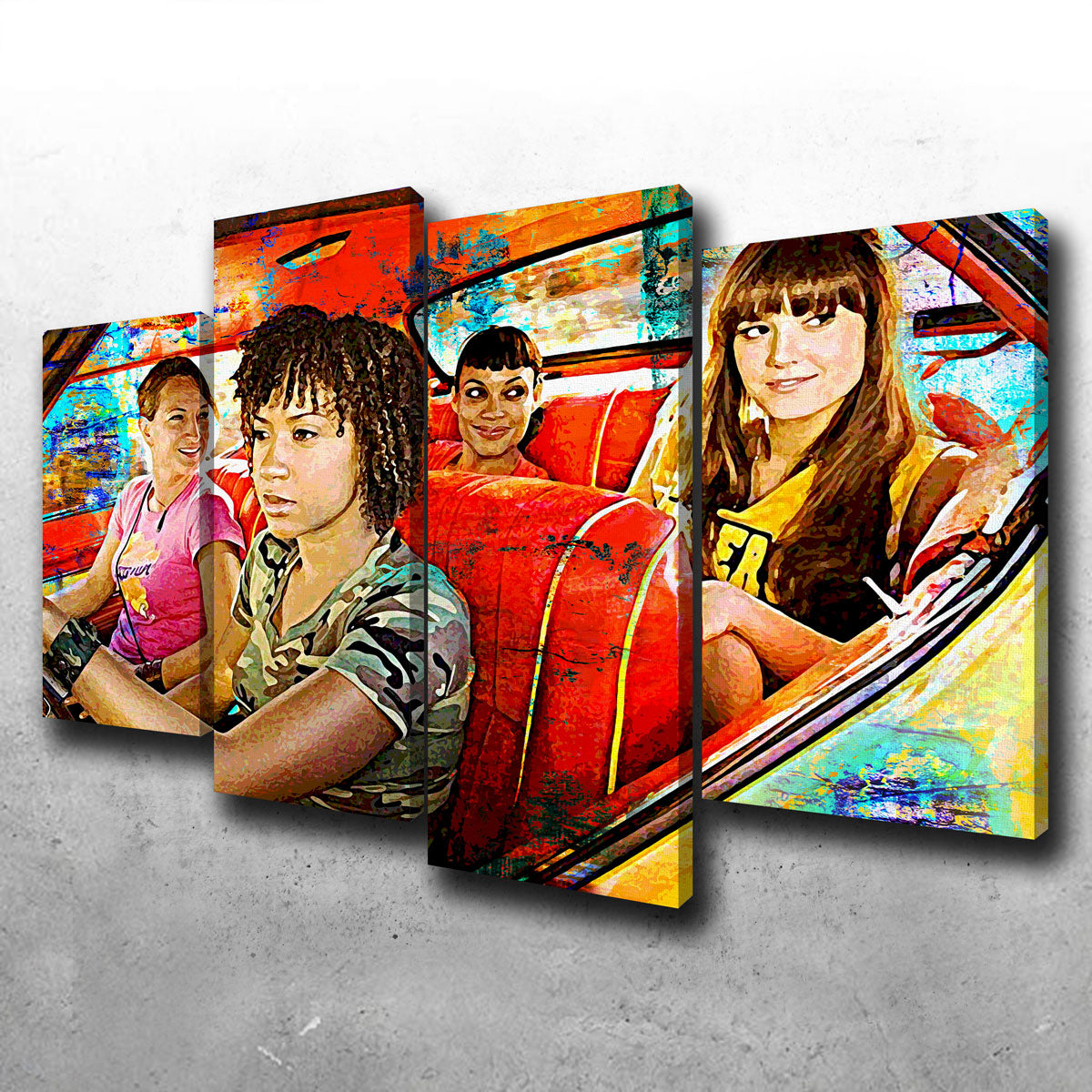 Deathproof Wall Art - Museum-Quality Sustainable Pine Wood Canvas