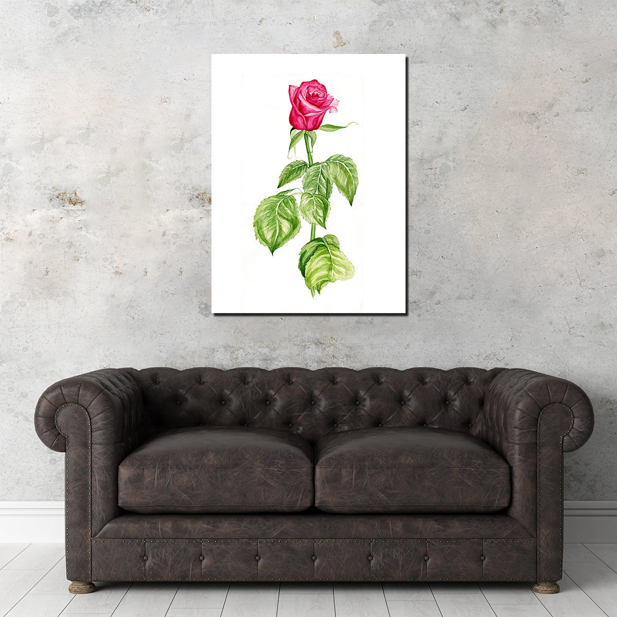 Stunning Red Rose Wall Art for a Captivating Home Decor