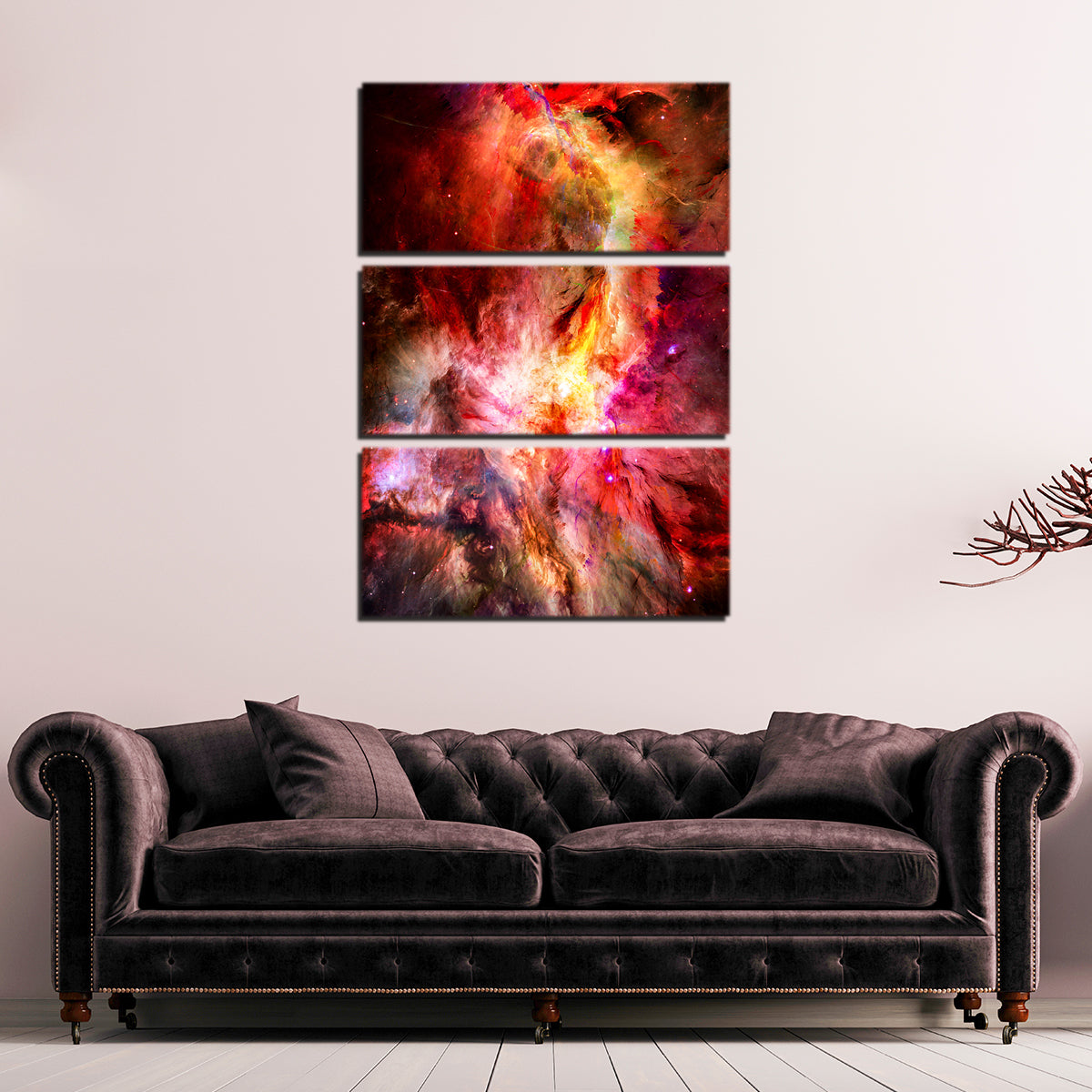 Exquisite Space Dust Wall Art by George Sorin