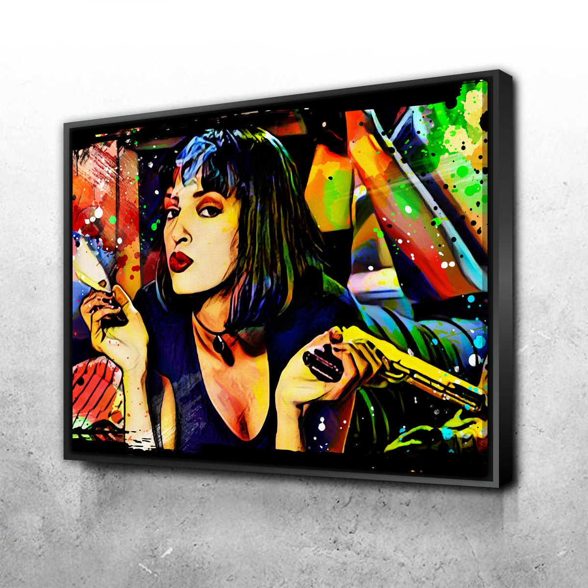 Eye - catching Abstract Pulp Fiction Wall Art for Stunning Decor