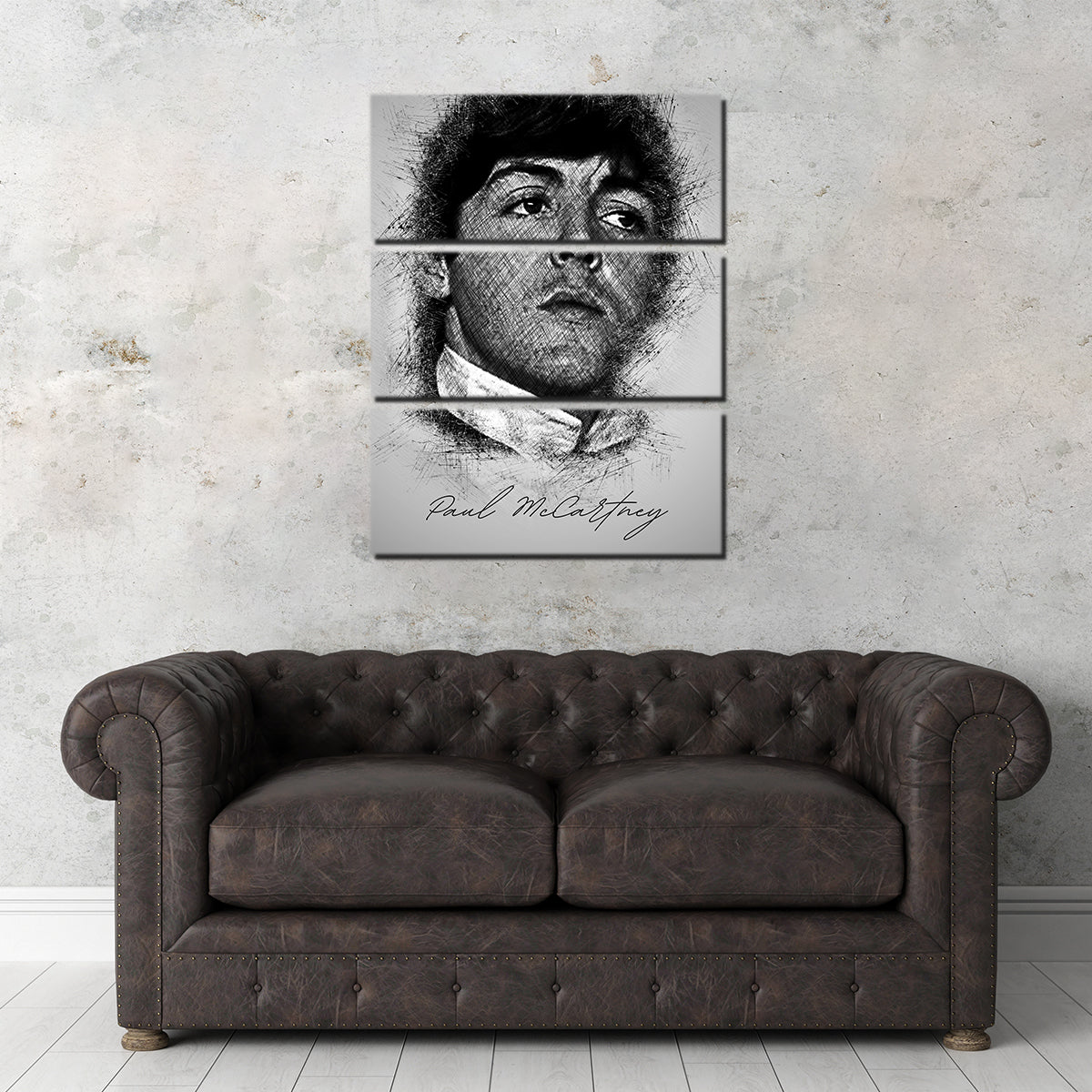 Stunning Paul McCartney Sketch Wall Art for Your Home Decor