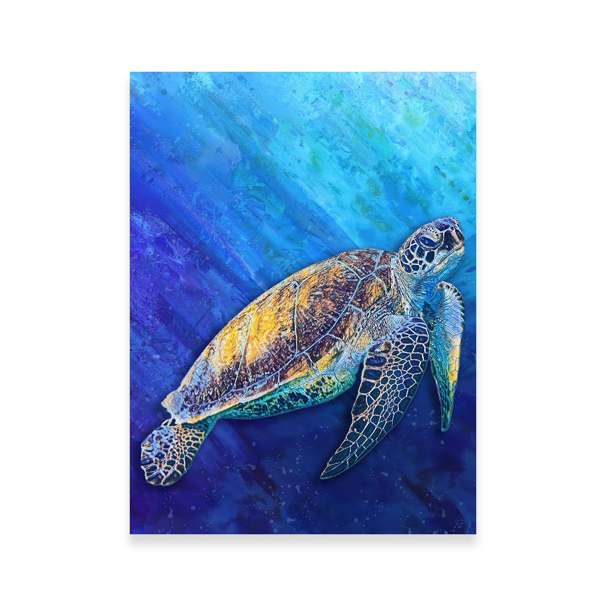 Stunning Sea Turtle Wall Art by Denise Dundon