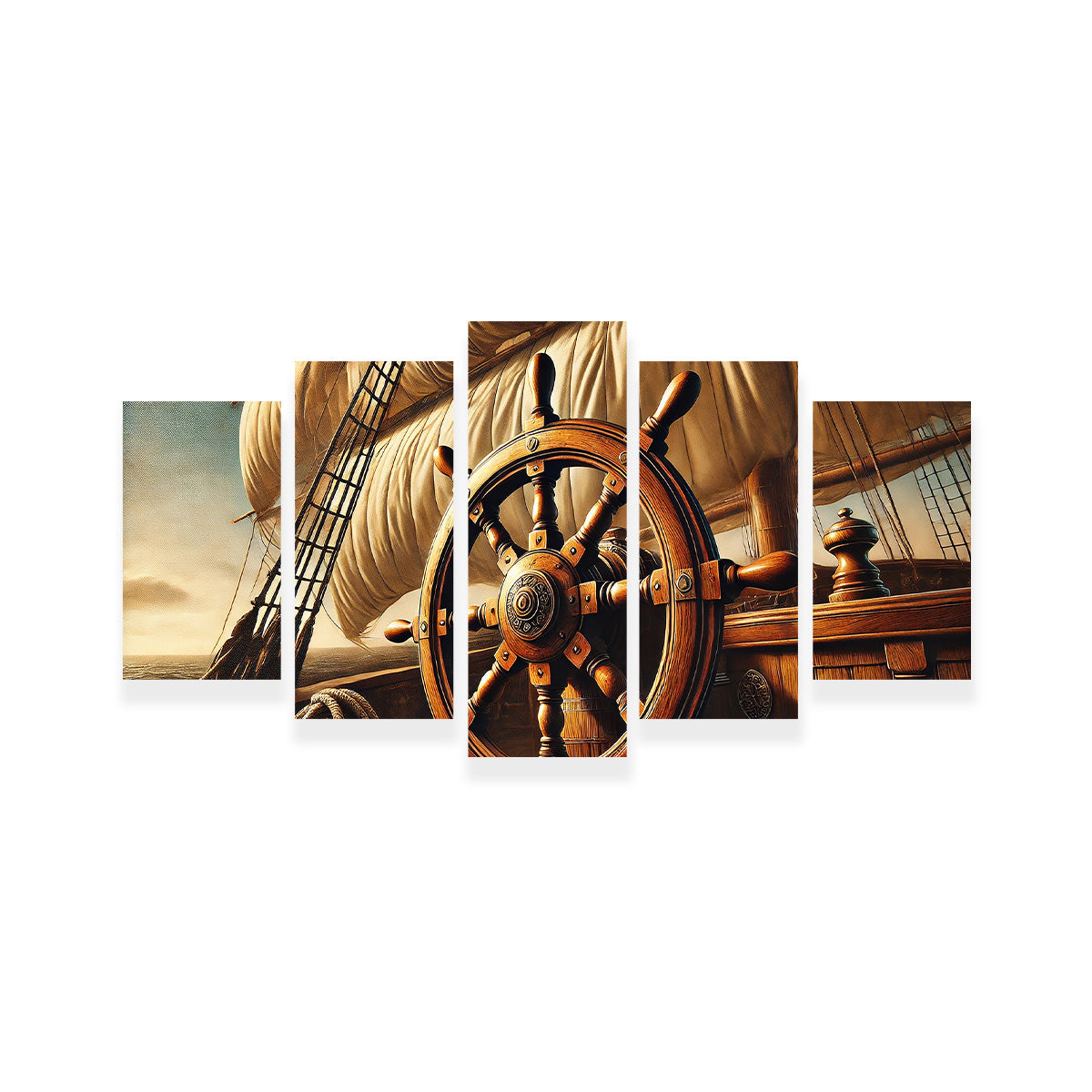 The Helm - Premium Kiln - Dried Pine Wood Framed Canvas Prints