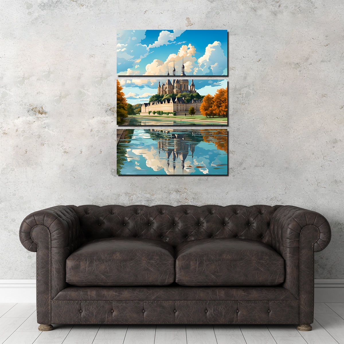 Exquisite France - Chambord Castle Wall Art by Valth Graphics