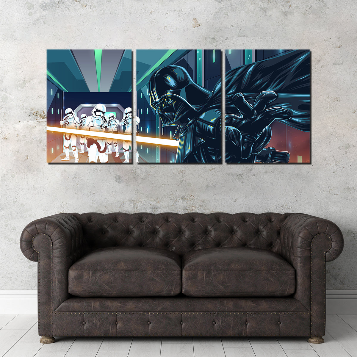 Epic Star Wars Final Battle Wall Art by Ralph & Laura Design