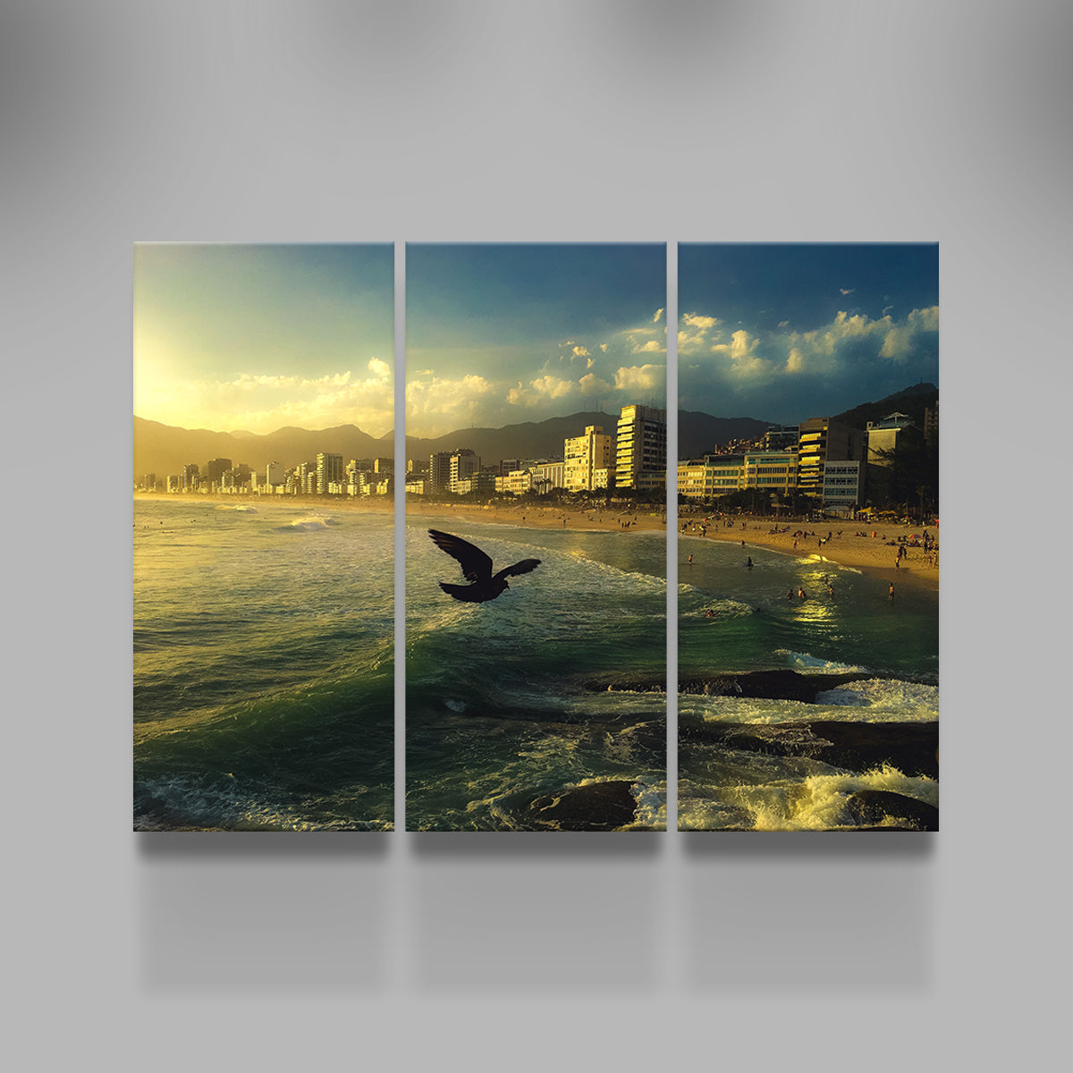 Exquisite Ipanema Rio Wall Art by Charity Dos Santos