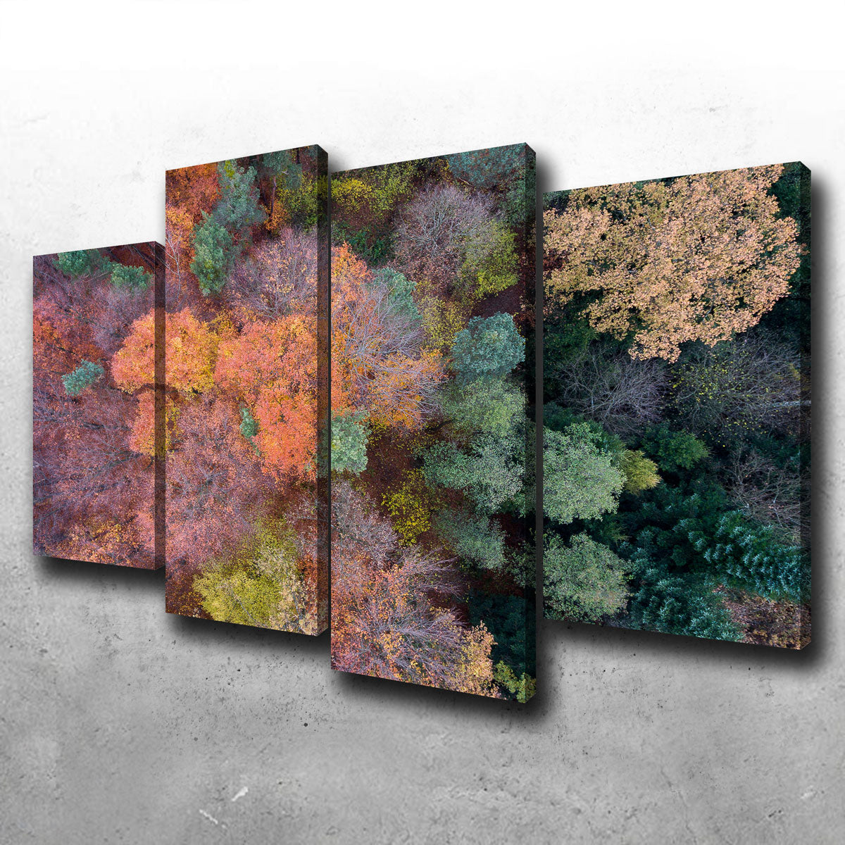 Stunning Orange and Green Wall Art by Karolis Janulis