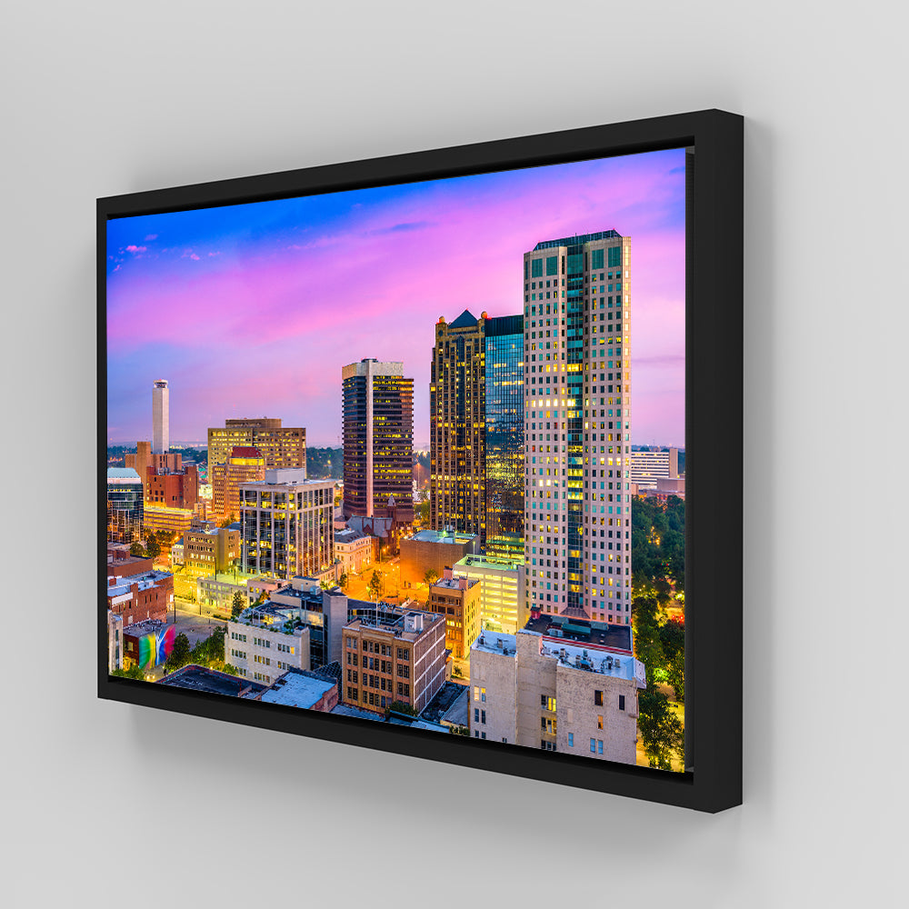 Stunning Birmingham Skyline Wall Art for Home Decor