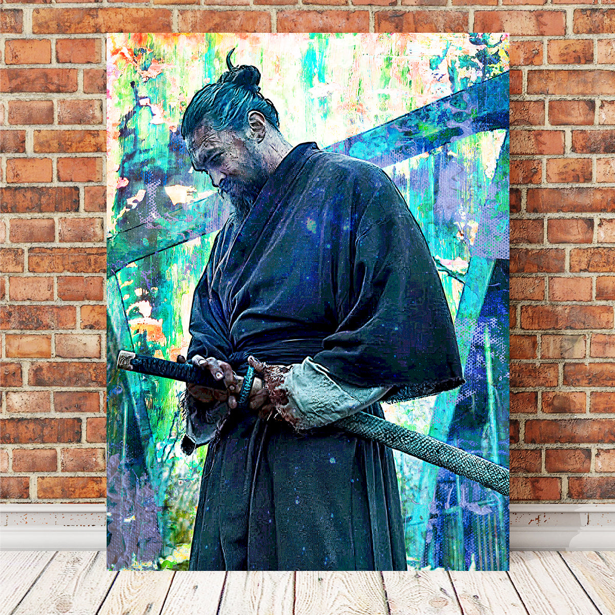 Stunning Baba Voss Wall Art - Handmade with Sustainable Pine Wood