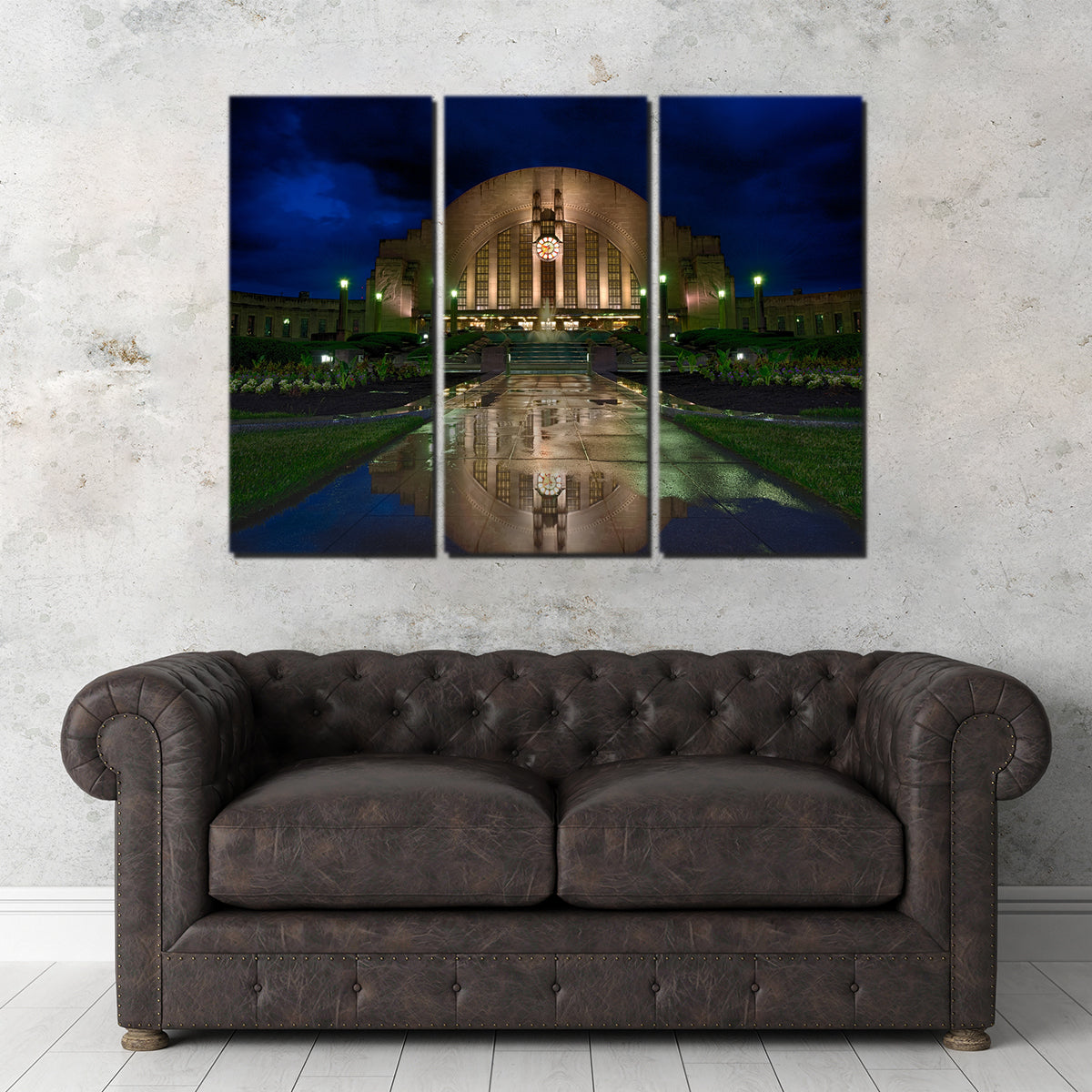 Stunning Cincinnati Union Terminal Reflection Wall Art for Home Decor