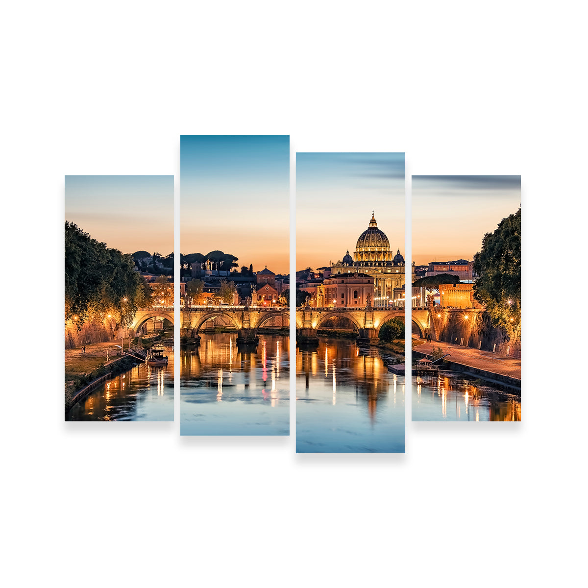 Stunning Rome Sunset Wall Art for Your Home Decor