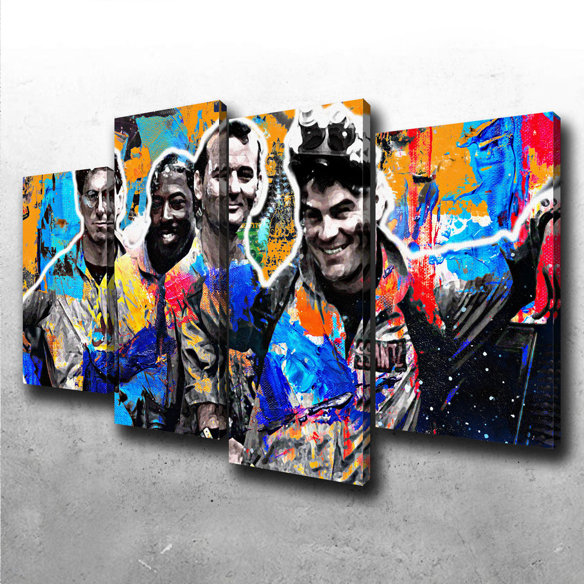 Eye - catching Ghostbusters Abstract Wall Art for Your Decor