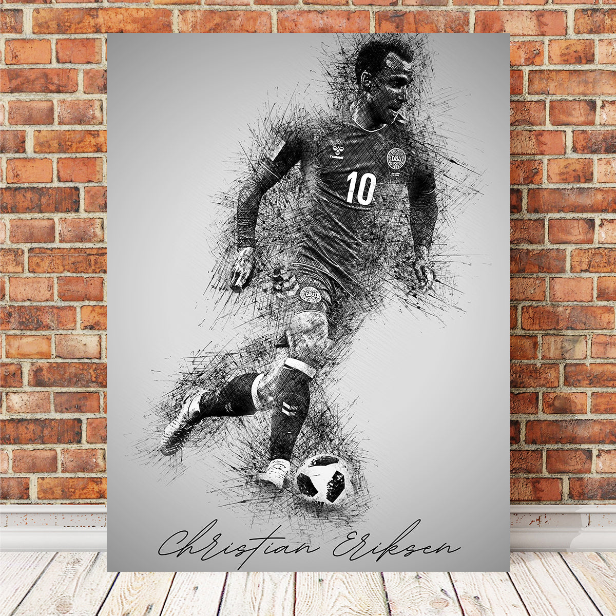 Premium Christian Eriksen Wall Art - Ideal Decor for Fans