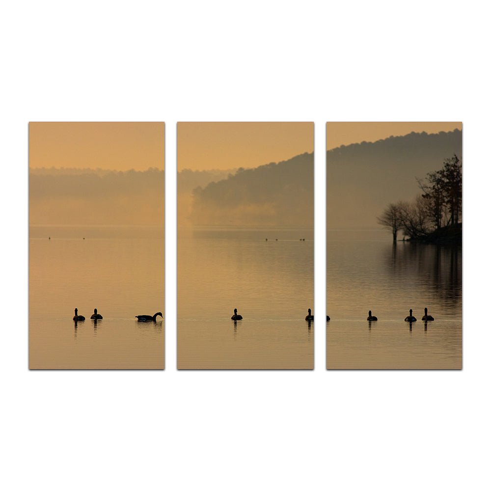 Stunning Geese on Lake Degray Wall Art for Your Home Decor