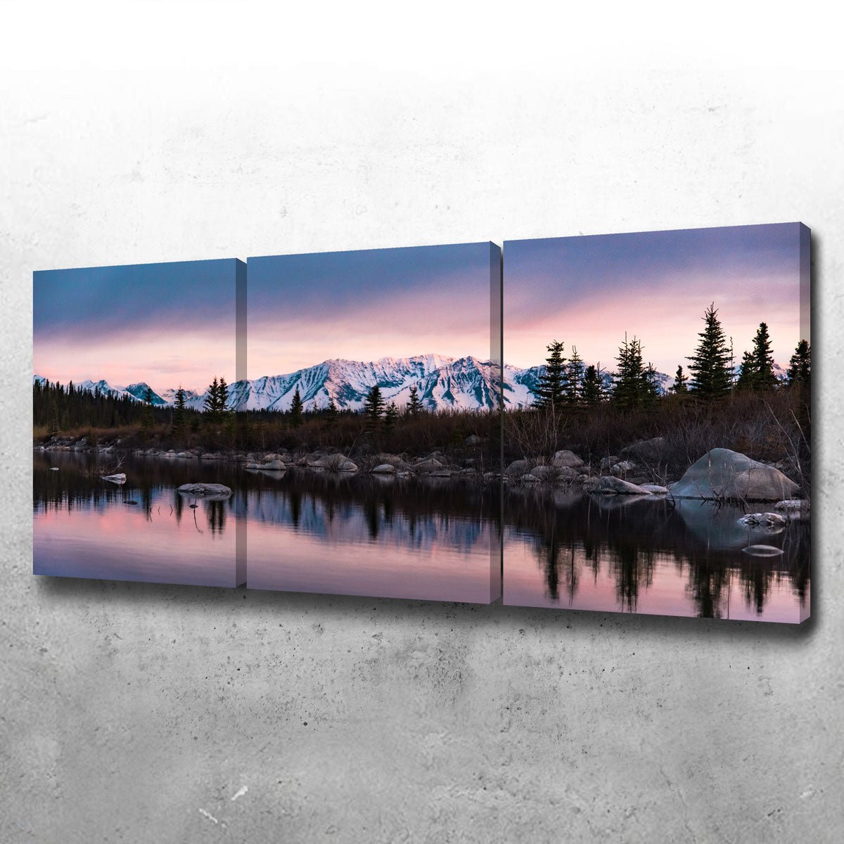 Stunning Purple Reflections Wall Art by Lucas Moore