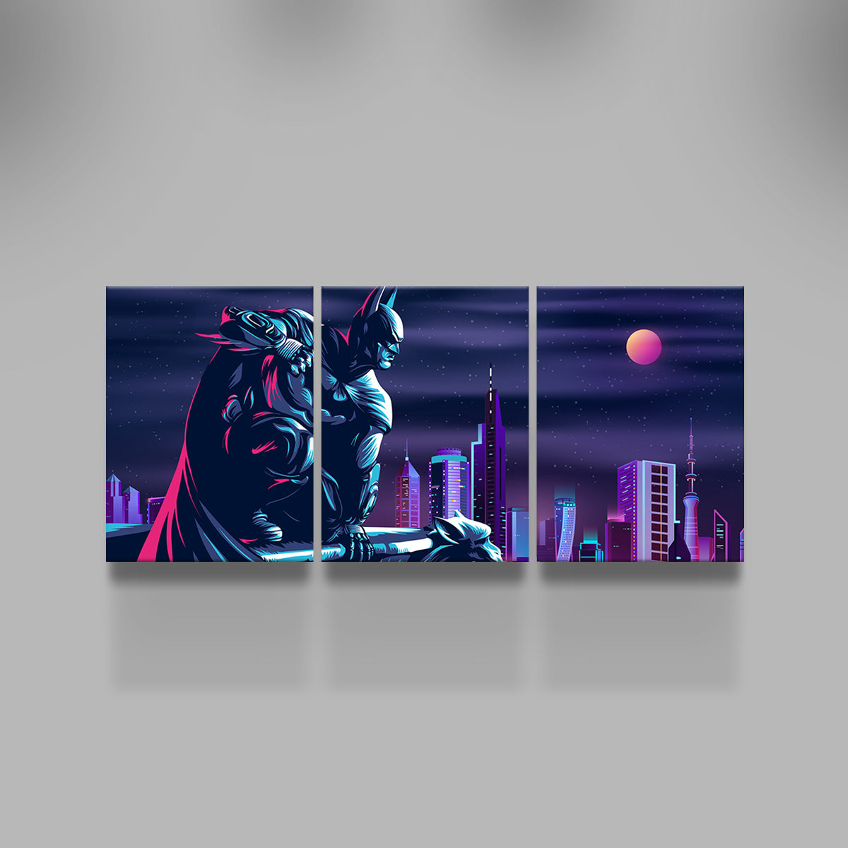 The Fearless Batman Wall Art - Premium Museum Quality Canvas Print