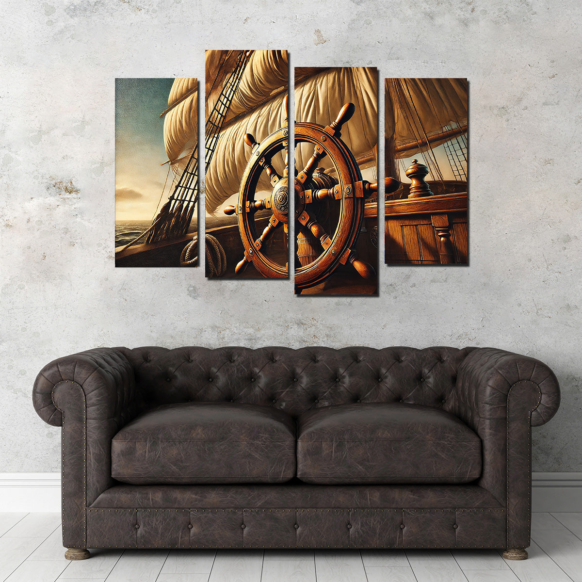 The Helm - Premium Kiln - Dried Pine Wood Framed Canvas Prints
