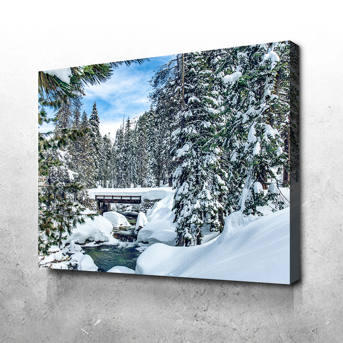 Exquisite Lodgepool Bridge Wall Art by Kyle Sherry