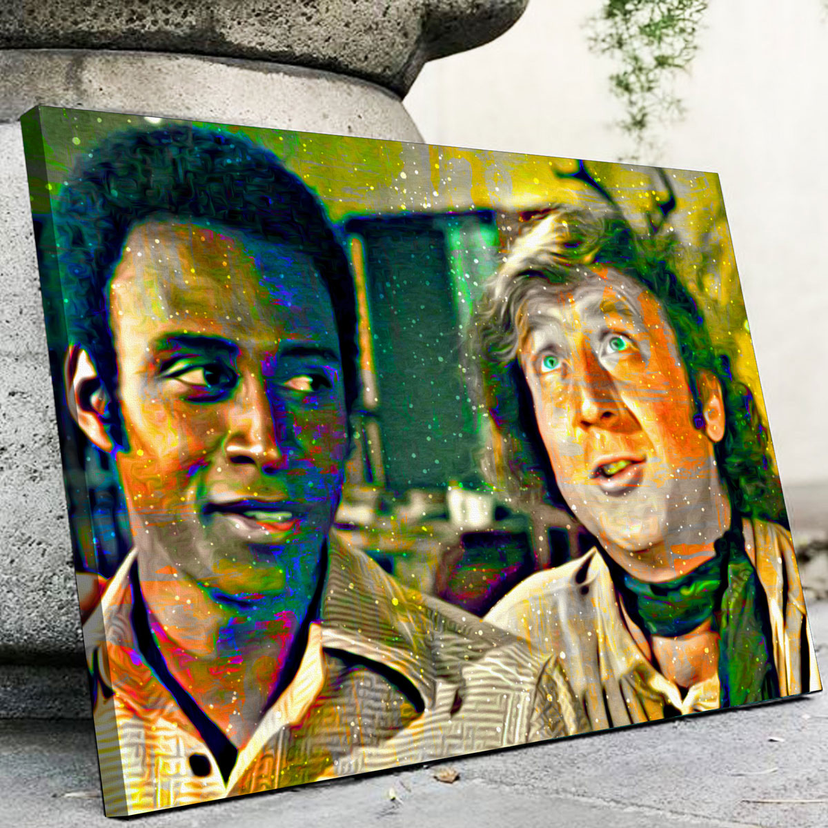 Stunning Blazing Saddles Bart & Jim Wall Art for Your Home Decor