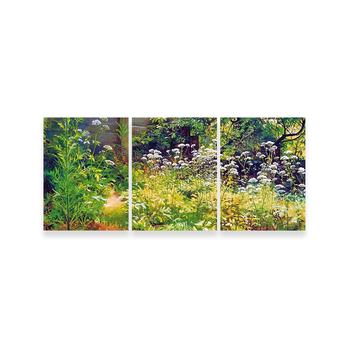 Exquisite Garden Corner Wall Art by Denise Dundon