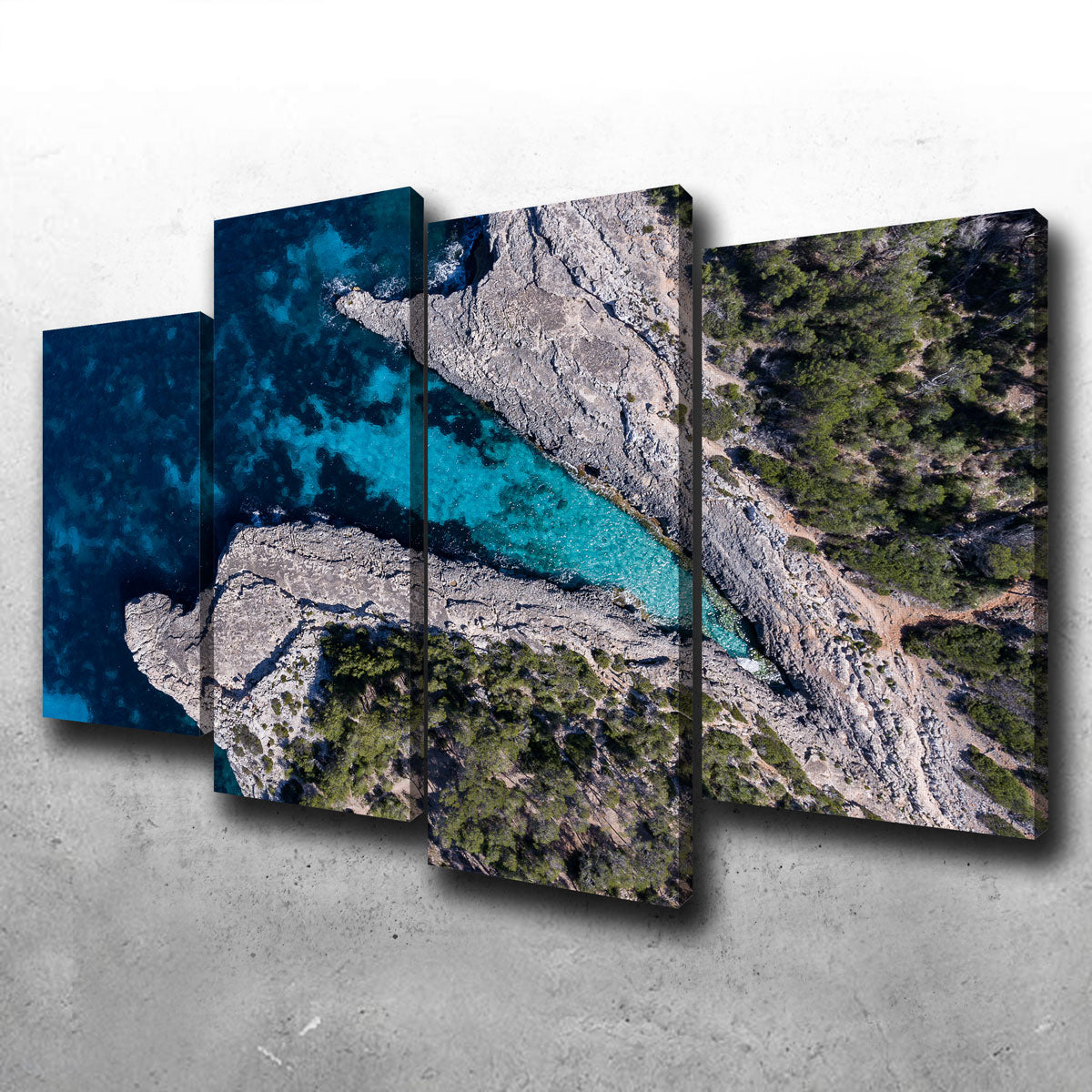 Stunning Blue and Green Wall Art by Karolis Janulis