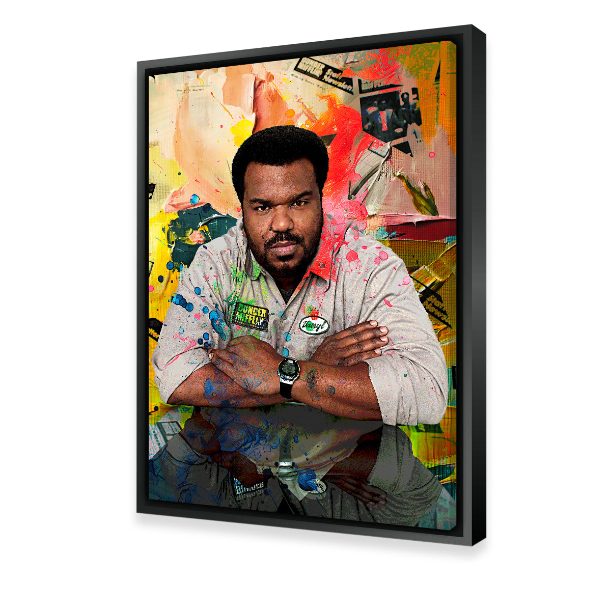 Darryl - The Office Wall Art: Sustainable Kiln - Dried Pine Frame Canvas Prints