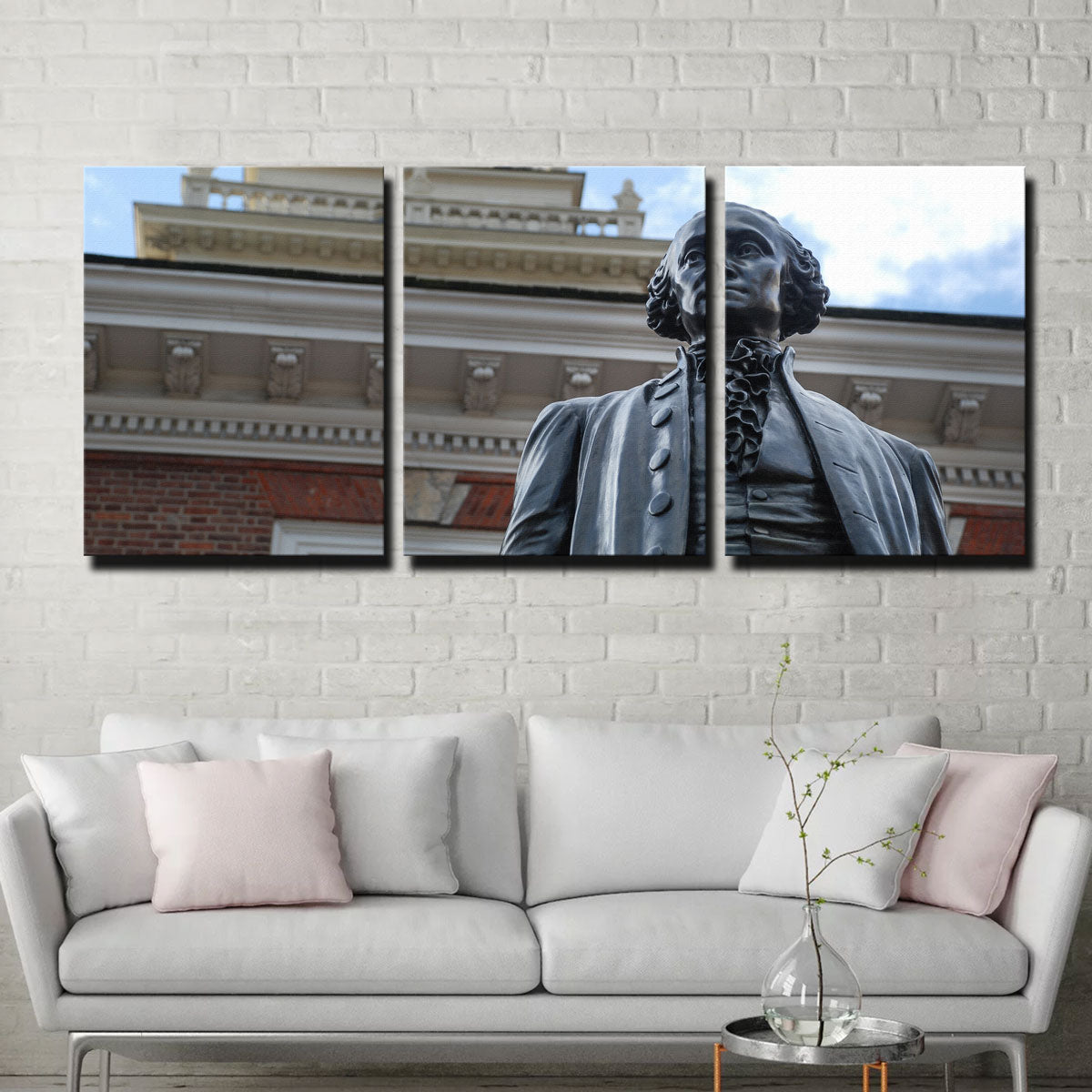 Exquisite George Washington Independence Hall Wall Art for Your Home Decor