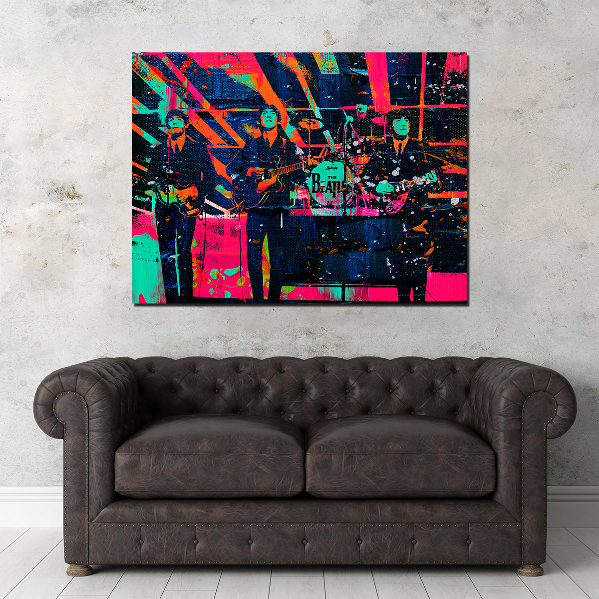 The Beatles - Iconic Ed Sullivan Wall Art by Stephen Chambers