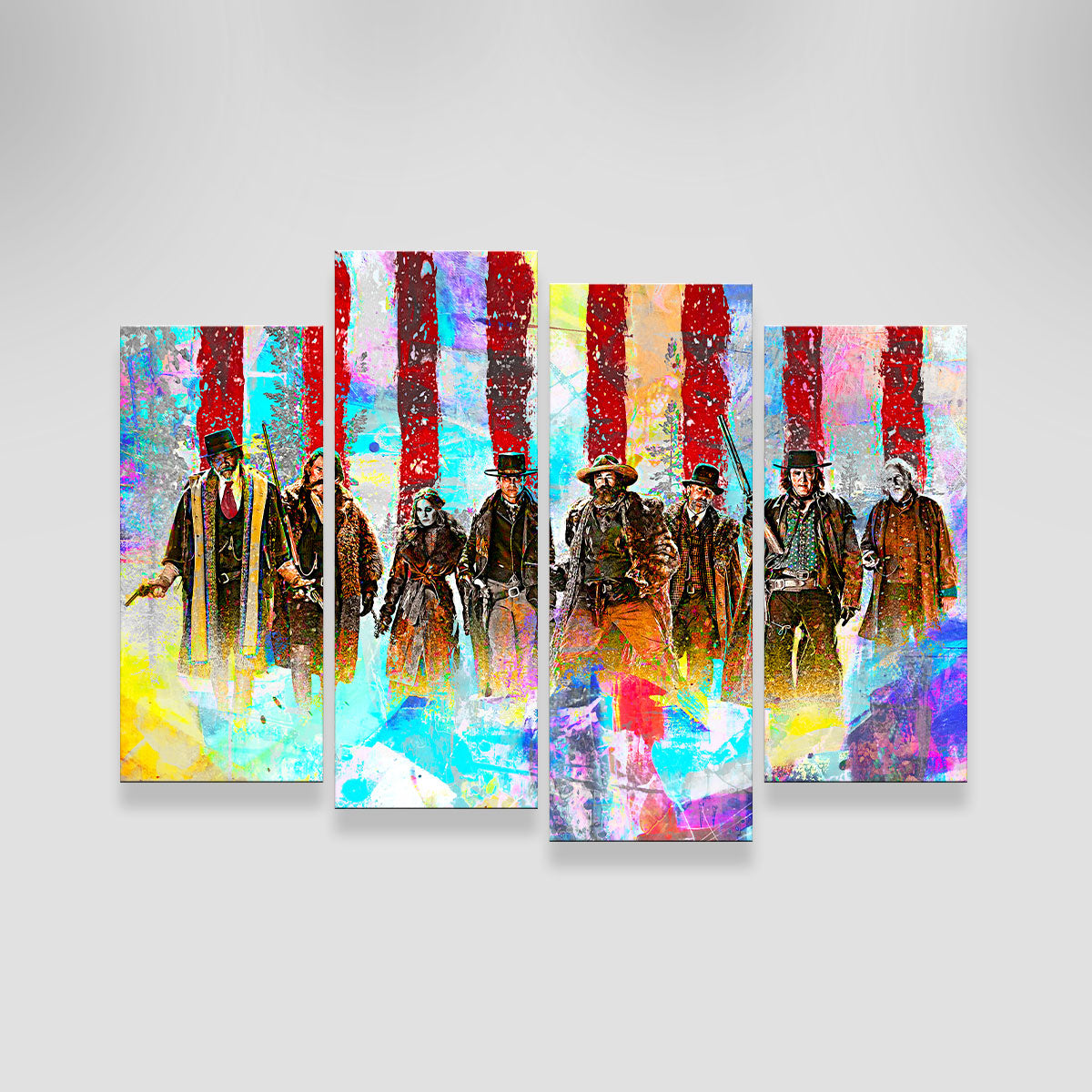 The Hateful Eight Movie-Inspired Wall Art for Cinematic Decor