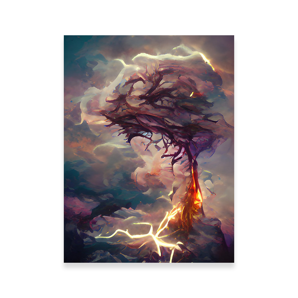 Stunning Lightning Wall Art by Gabriel Ritcey