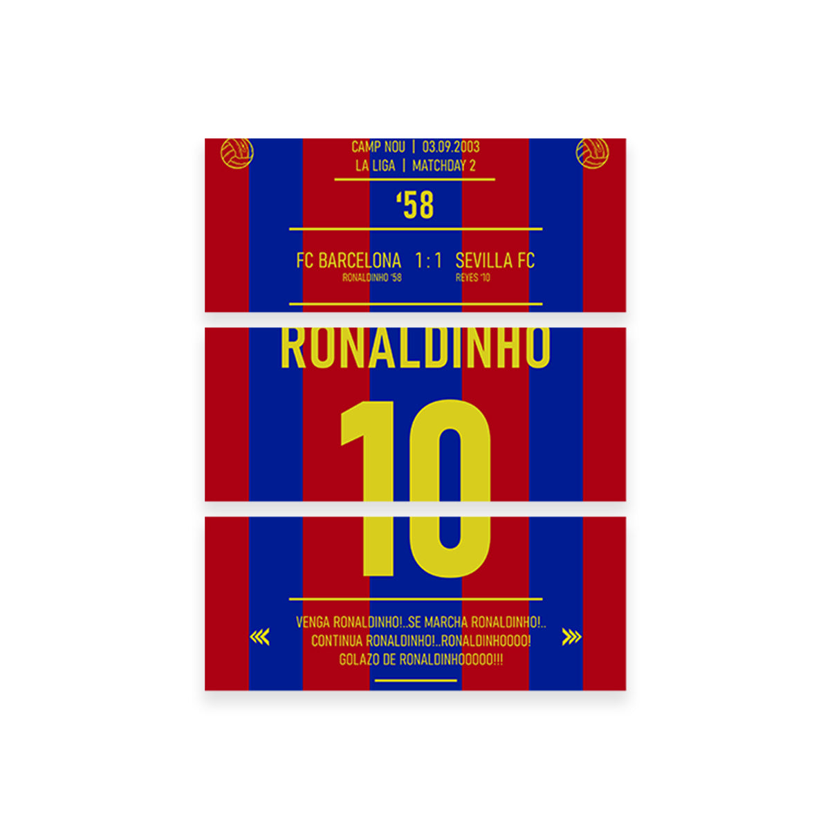 Ronaldinho - Premium Hand - Built Canvas Print