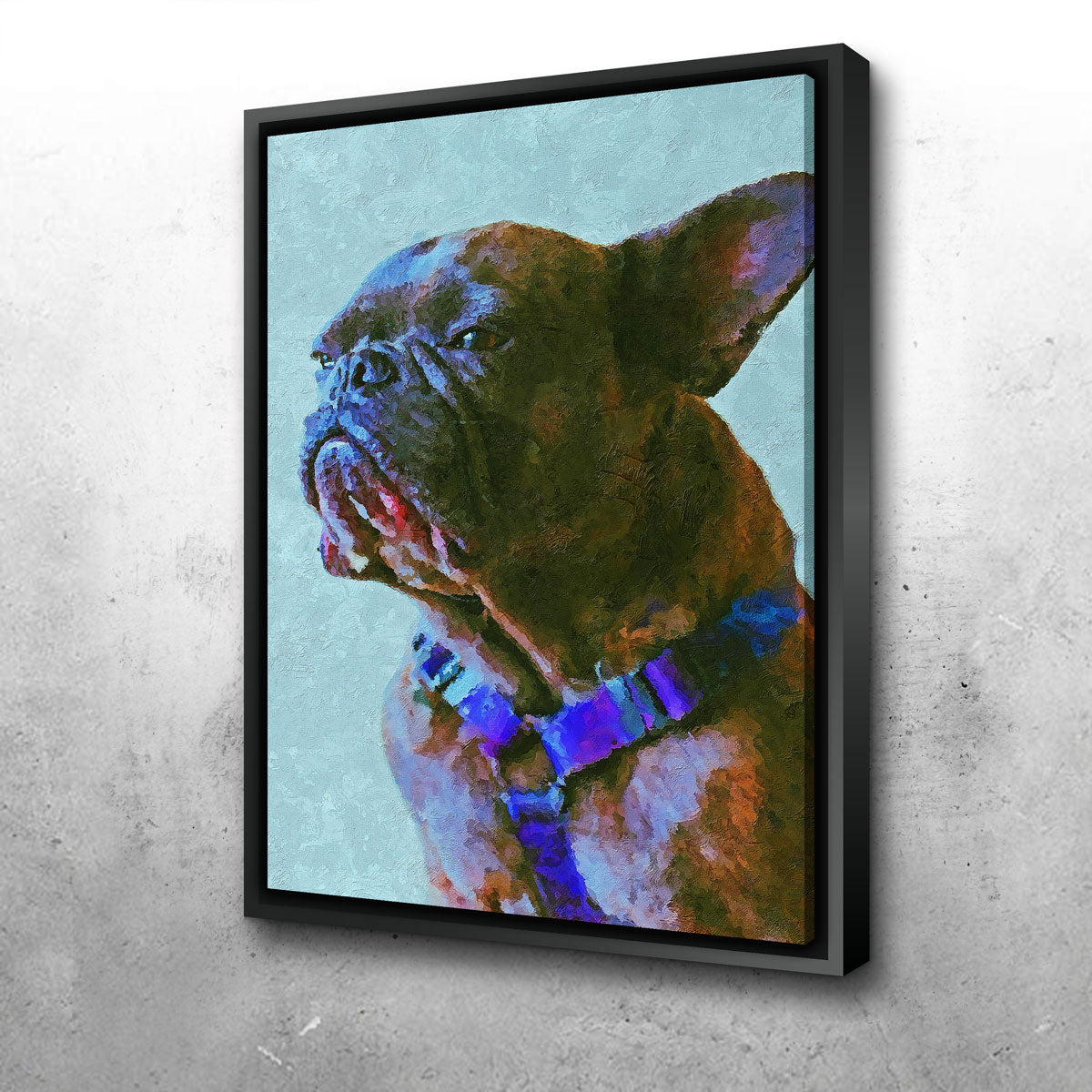 Charming Pug 2 Painting Wall Art by Gab Fernando