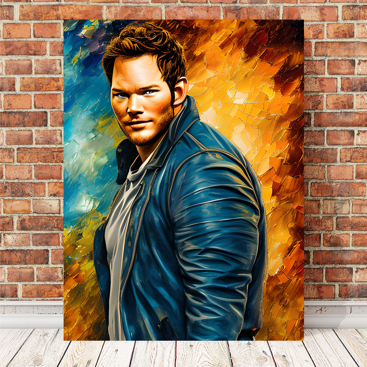 Stunning Chris Pratt Wall Art by Dina Rolle
