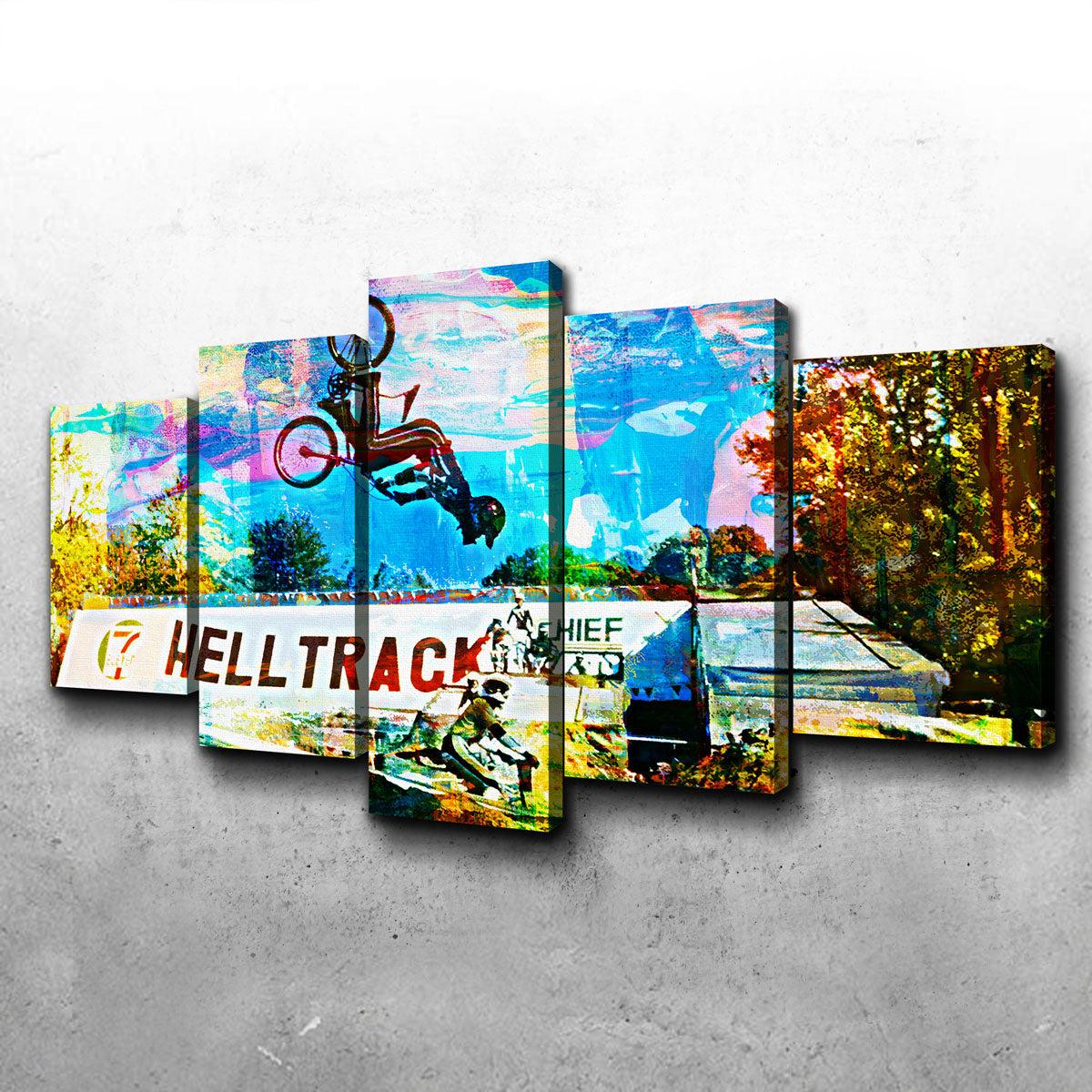 Stunning RAD Flip Wall Art - Handmade with Museum - Quality Canvas