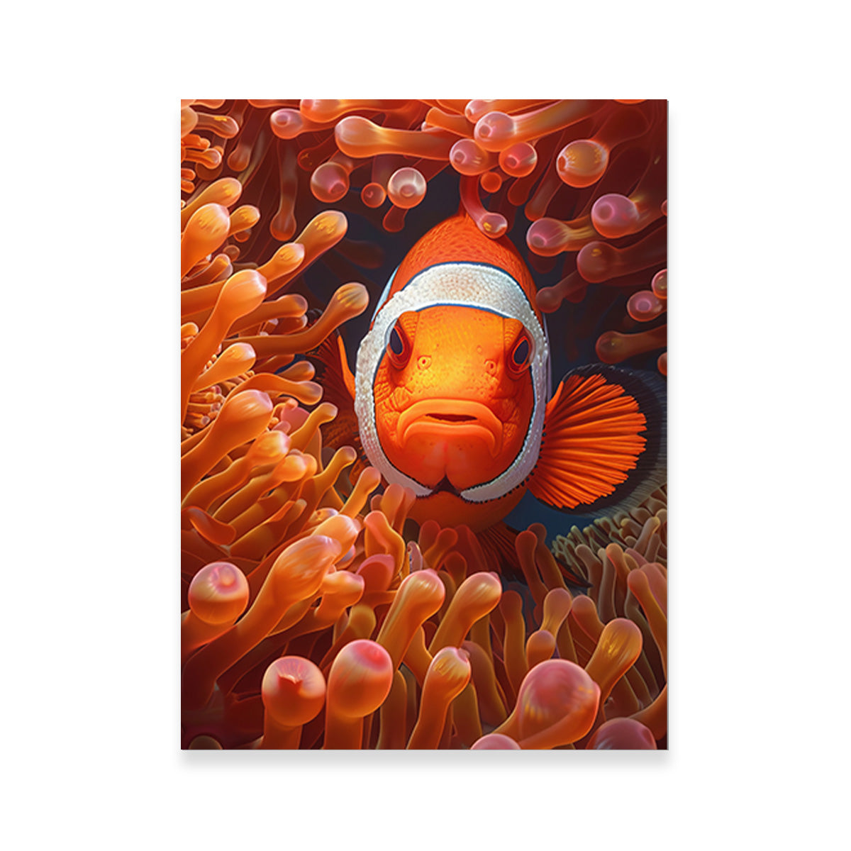 Eye - catching Clown Fish Wall Art for Home Decor