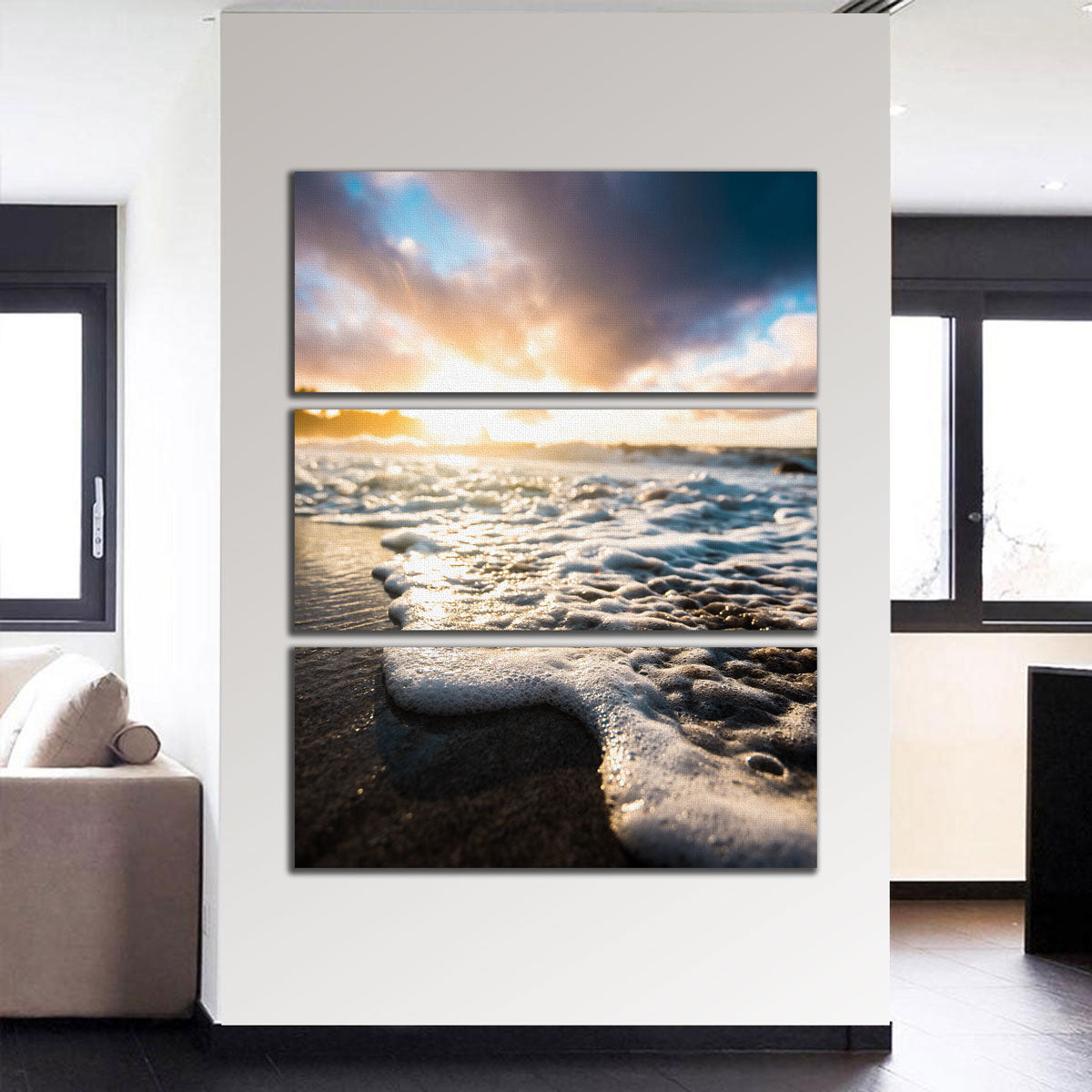 Breathtaking Seafoam Sunrise Wall Art by Lucas Moore
