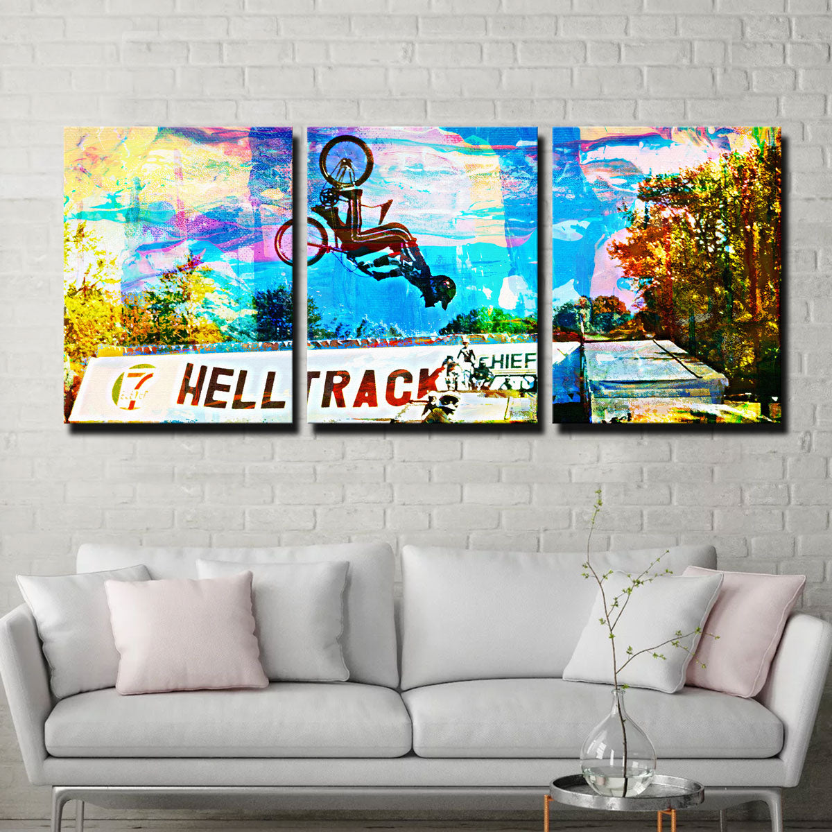 Stunning RAD Flip Wall Art - Handmade with Museum - Quality Canvas